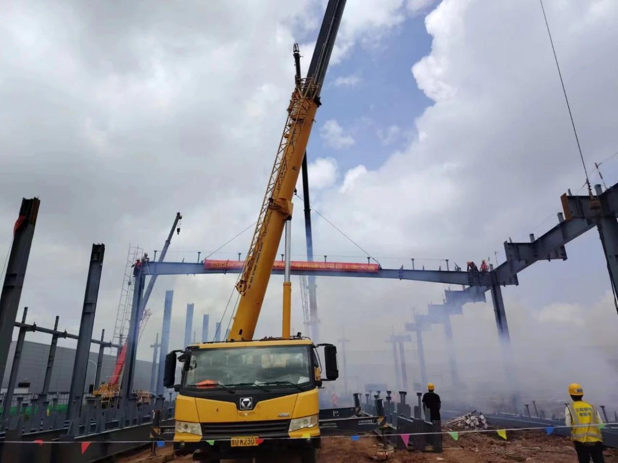 Projekti i Ndërtimit të Ndërtimit të Punëtorisë së Prodhimit të Pjesëve të Chery KD në rreze, eihe realizoi Chery Automobile Qingdao Baza Projekti i Ndërtimit fitoi ofertën 