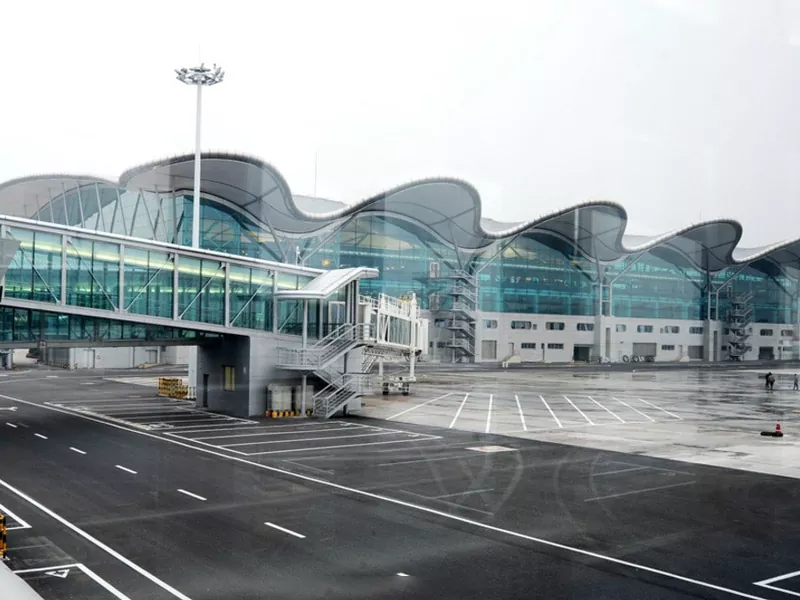 Ndërtesa e strukturës së çelikut të aeroportit me ngritje të lartë