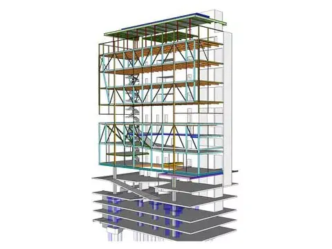 Kompleksi i Apartamenteve të çelikut Industrial