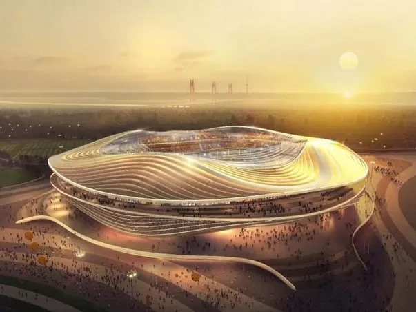 Struktura çeliku të mëdha për stadiumin