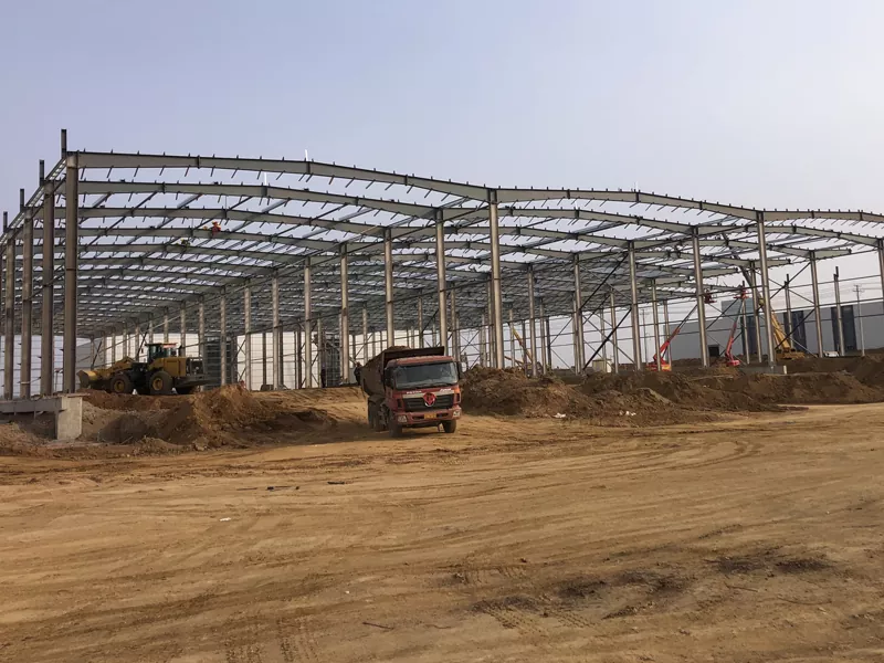 Ndërtesa e depove të metaleve të çelikut prefab