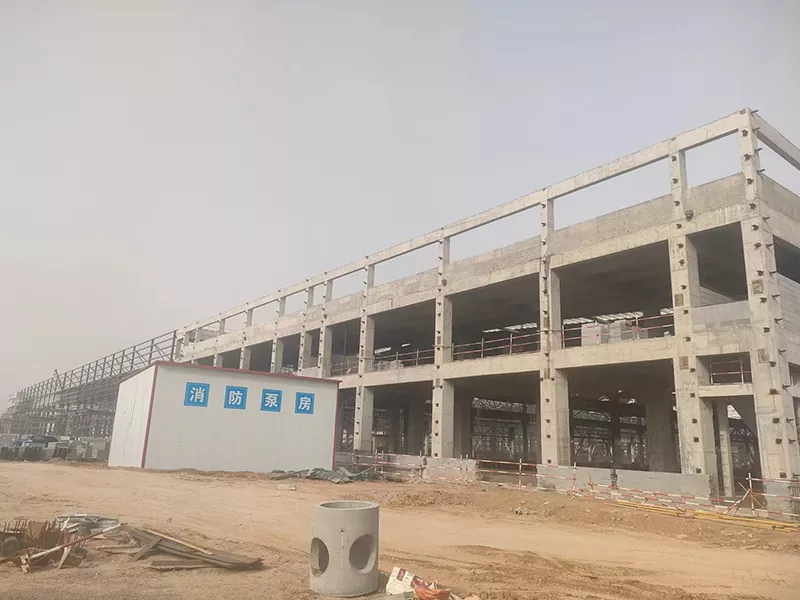 Ndërtesa e depove të strukturës së çelikut prefab